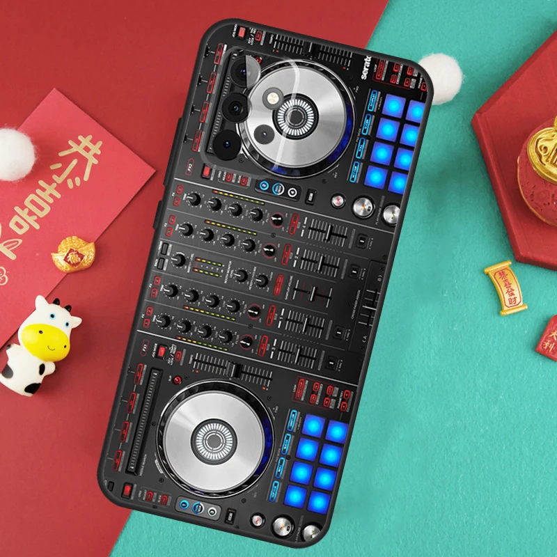 Electronic Music DJ Controller Mixer Case For Samsung Galaxy A55 A35 A25 A15 A14 A34 A54 A53 A33 A23 A13 A12 A52 A51 A32 Cover