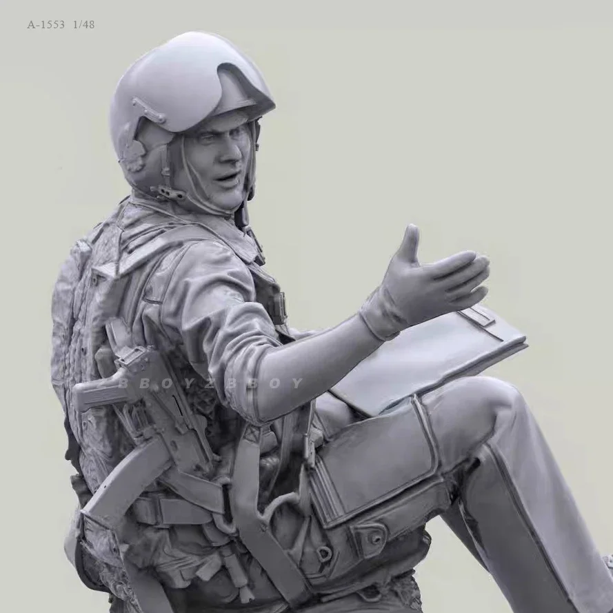 1/48 Resin Soldier model kits figure colorless and self-assembled A-1553