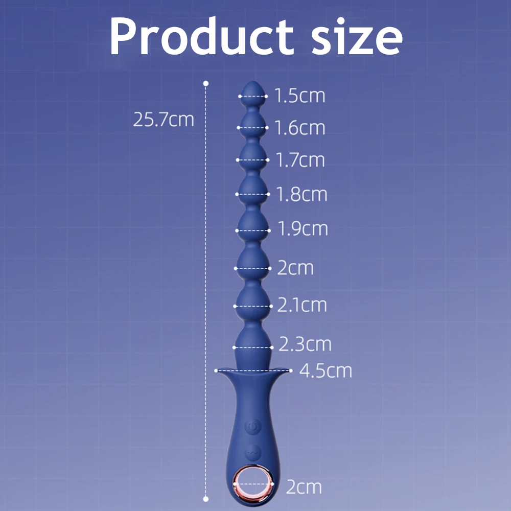 Vibrating Anal Beads Anal Balls for Men Butt Plug Prostate Massager for Gay G-Spot Vagina Vibrator for Women Adult Goods Sex Toy - view 6