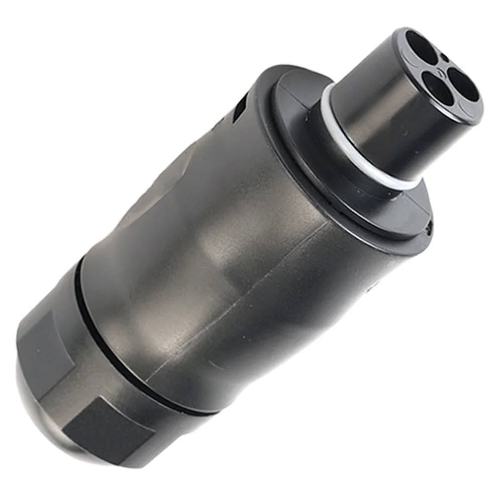 25A Power Adapter 3-pin AC Male Connector BLACK Robust Protection Design Temperature Resilience Compact Dimensions
