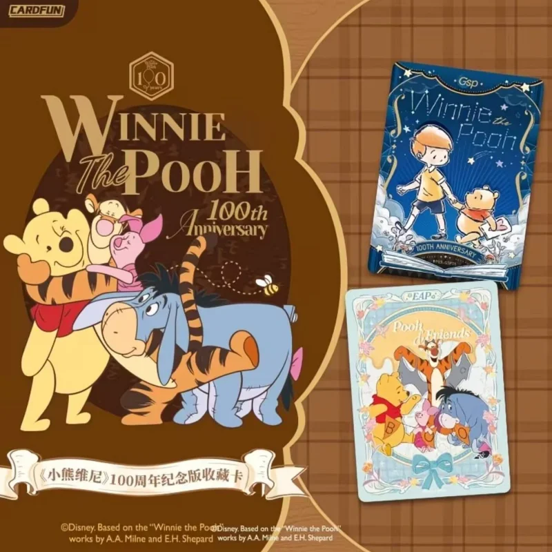 nouvelles-cartes-a-collectionner-authentiques-disney-winnie-l'ourson-100e-anniversaire-edition-limitee-cadeaux