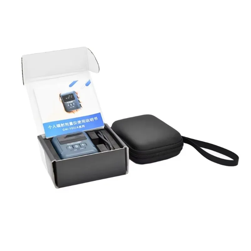Rilevatore di radiazioni nucleari GM-100 Rilevatori di marmo Tester di raggi X Beta Gamma Fornitura Geiger Contatore geiger portatile di piccole dimensioni