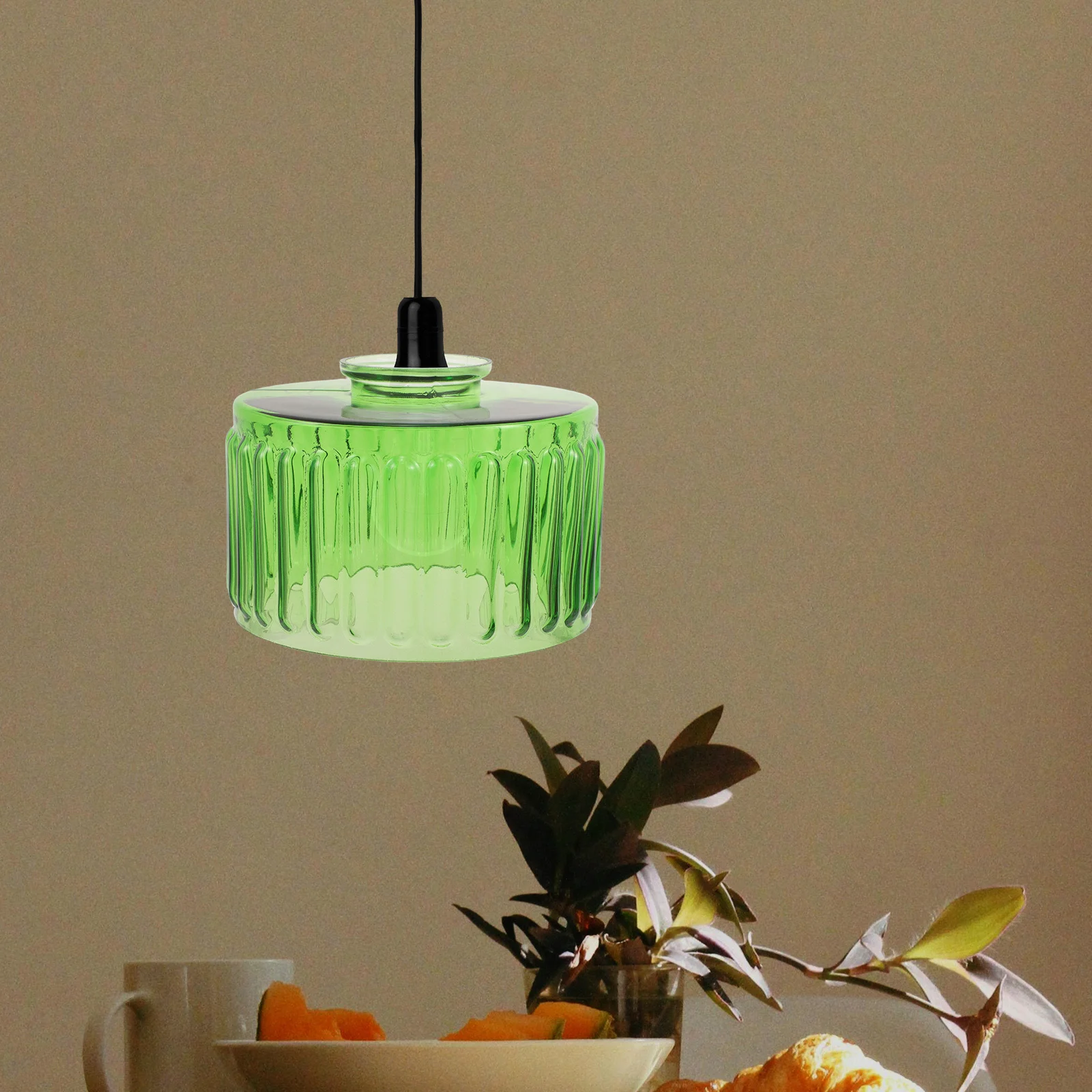 

Стеклянный абажур, замена 51 мм, зеленый ретро-абажур для потолочной подвески, прикроватные настенные светильники для столовой