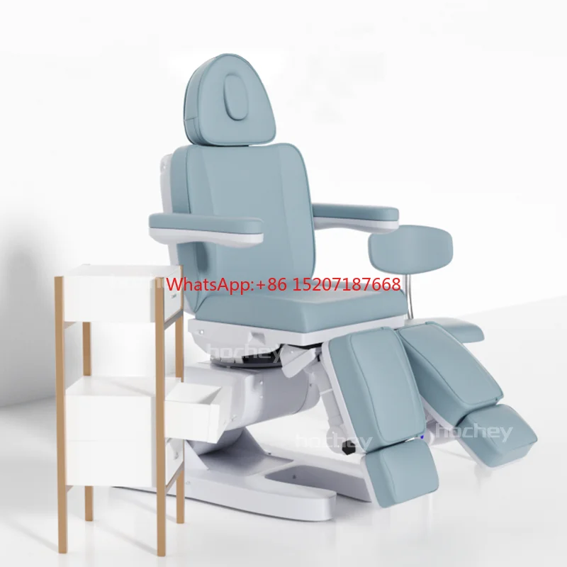 MT Beauty fully Electric 4 Motor Treatment Chair Podiatry Chair Facial Massage Dental Aesthetic Reclining Chair All Purpose Bed