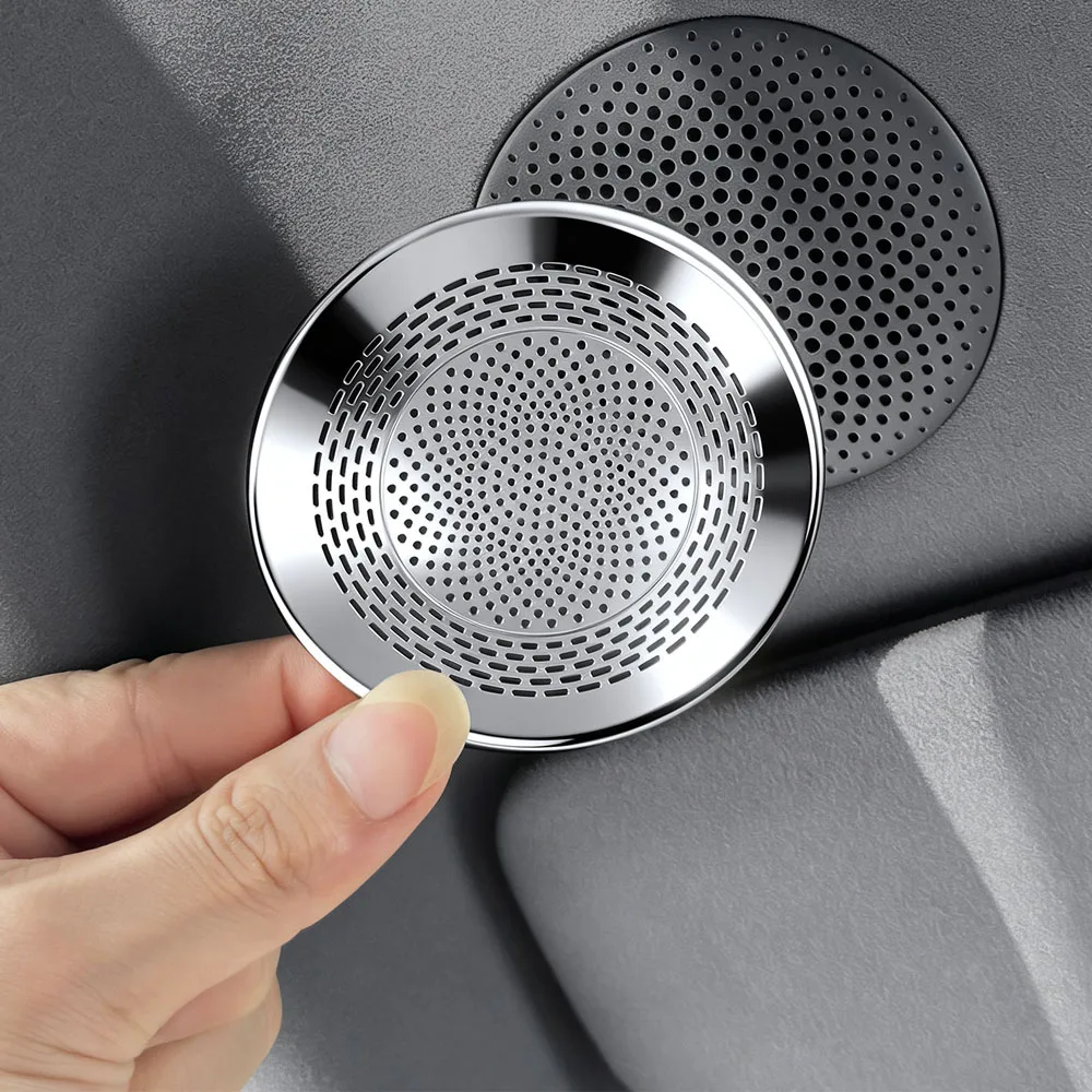 4 Pcs Roof Horn Protective Cover For XPENG MONA L03 2026 Stainless Steel Automotive Parts Ceiling Sound Protection Cover