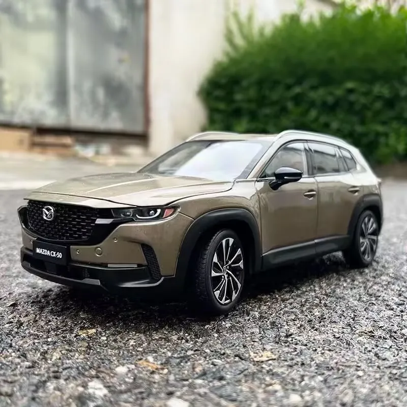 

1:18 MAZDA CX-50 SUV, модель автомобиля из сплава, литье под давлением, металлические внедорожники, модель автомобиля, коллекция моделирования, детские подарки, украшение