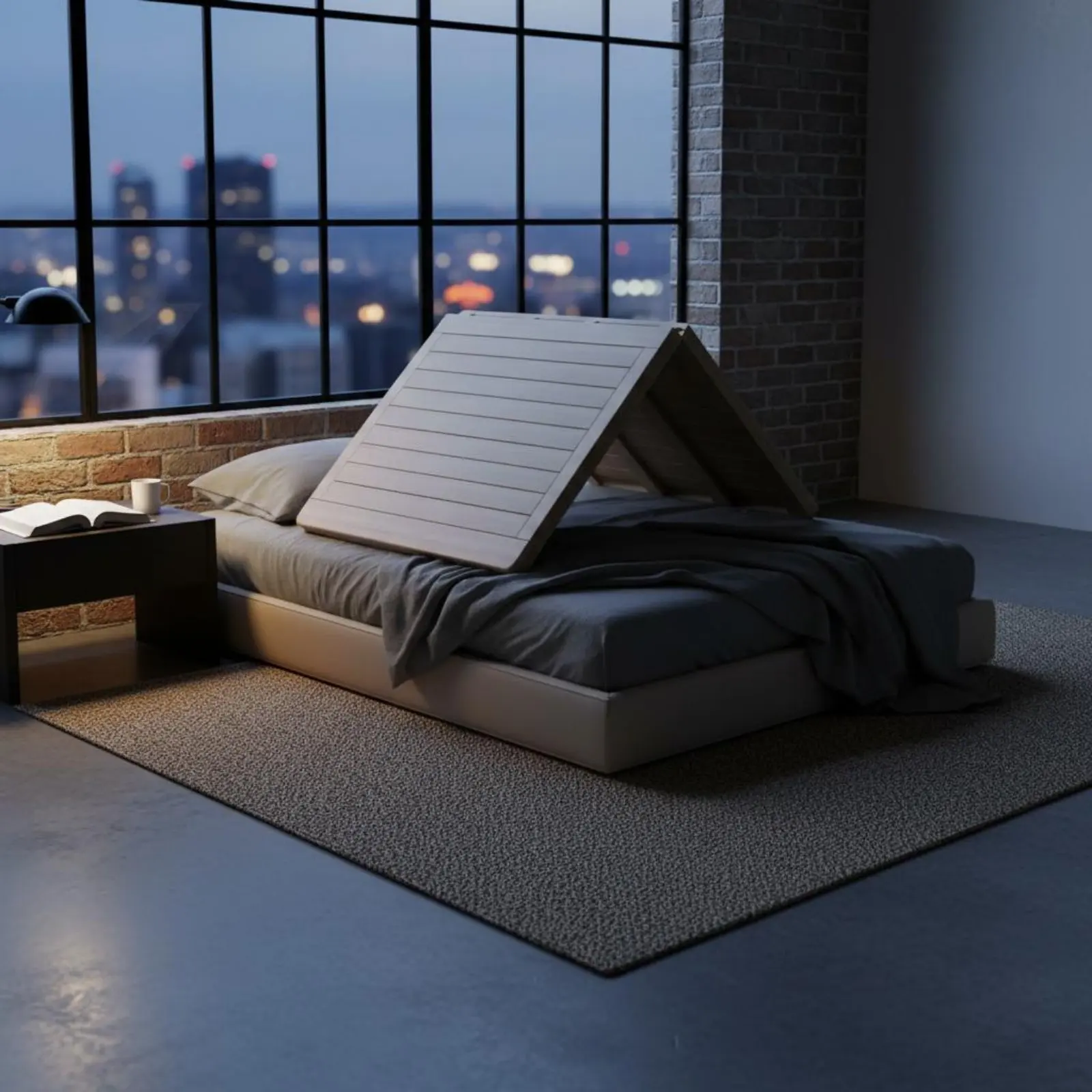 Mattress Support Board Sturdy Duty Load-Bearing Foldable Bed Board Foldable Mattress Support Rounded Corners for Guest Room