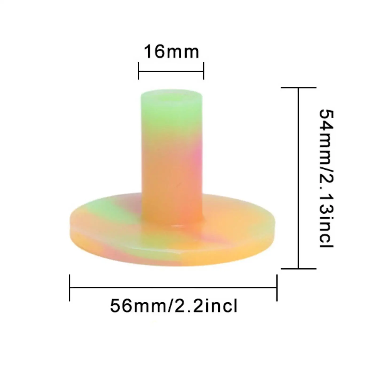 Golf Tees Elastic Rubber Stable Tee Placement Fun Player Accessory for Outdoor Golf Exercise Practice