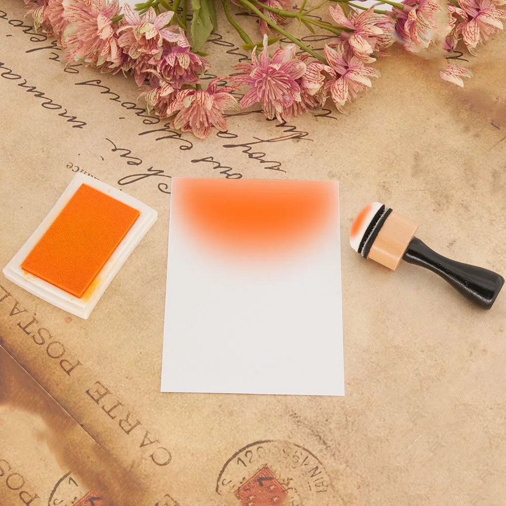 

DIY Scrapbooking Mini Ink Paints Mixing Blending Tools Domed Flat Flat Domed Foam Refills Tool Foam Sponge