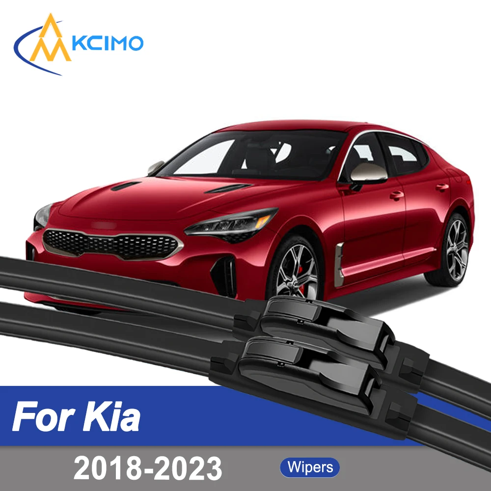 

Premium Rubber Durable Silent Windshield Wiper Blades 2pcs for Kia Stinger CK 2018-2023 Front Wiper Blades Set