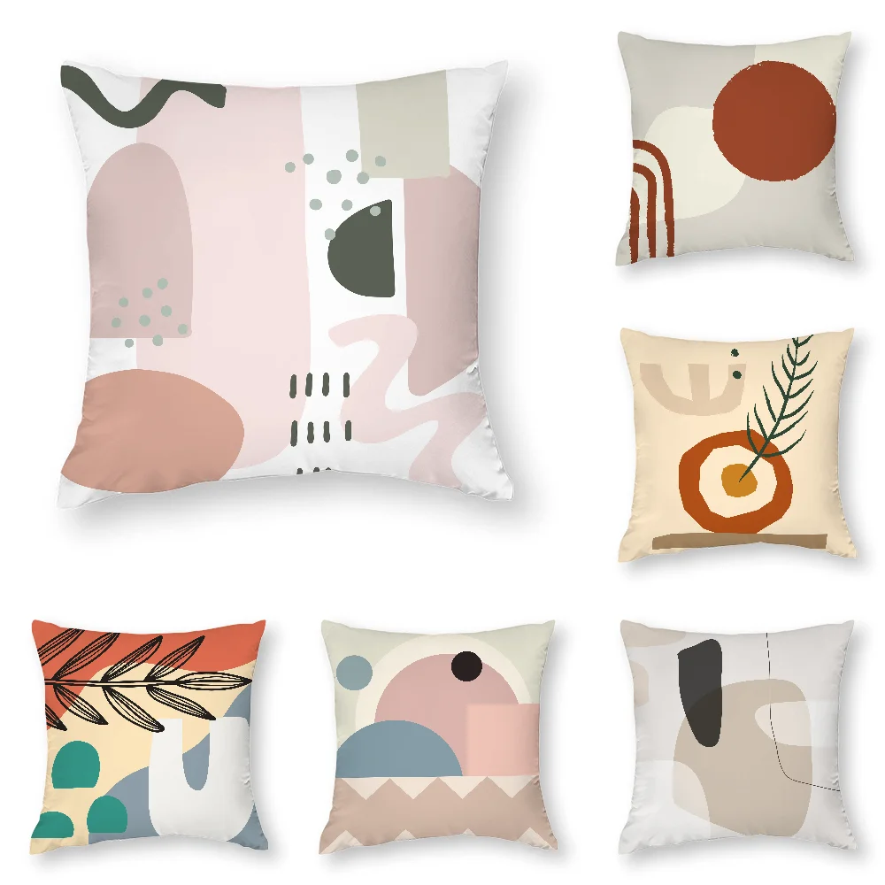 

Abstract Shapes Minimalist Pillow Case 3D Print Polyester Fiber 45*45 cm Home Sofa Throw Pillow Cover Decoration Festival Gift