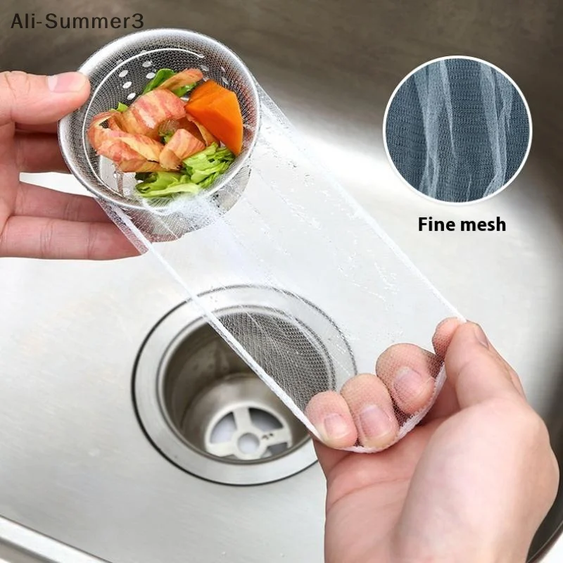 Colador de fregadero de residuos de alimentos para el hogar, filtro desechable para fregadero, alcantarillado, limpieza de cocina, fregadero, No colador de mano sucio, 30/100 Uds.