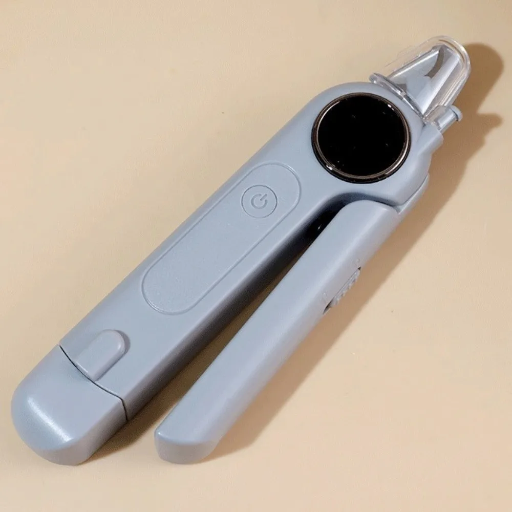 2-in-1 Pet Nail Trimmer Rechargeable LED Light Electric Nail Clipper Low Noise Child Lock Design Cat Claw Clippers For Cats