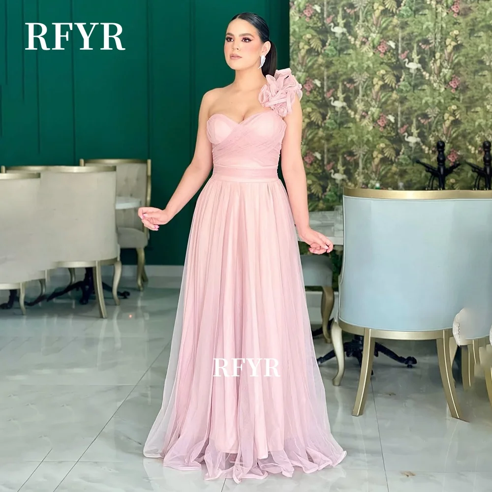 

RFYR платья для выпускного вечера на одно плечо со складками и оборками вечерние платья платье для торжественных случаев бальные платья принцессы элегантное праздничное платье по индивидуальному заказу