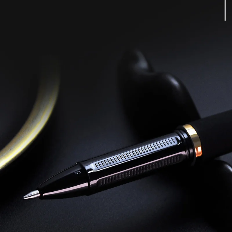 قلم محايد ذو سعة كبيرة ، أسود ، أزرق ، بنفسجي ، أخضر ، حبر أحمر ، 0.7 مللي متر ، كربون ، خط عربي ، معلم ، توقيع أعمال ، 4 قطعة ، مجموعة #6