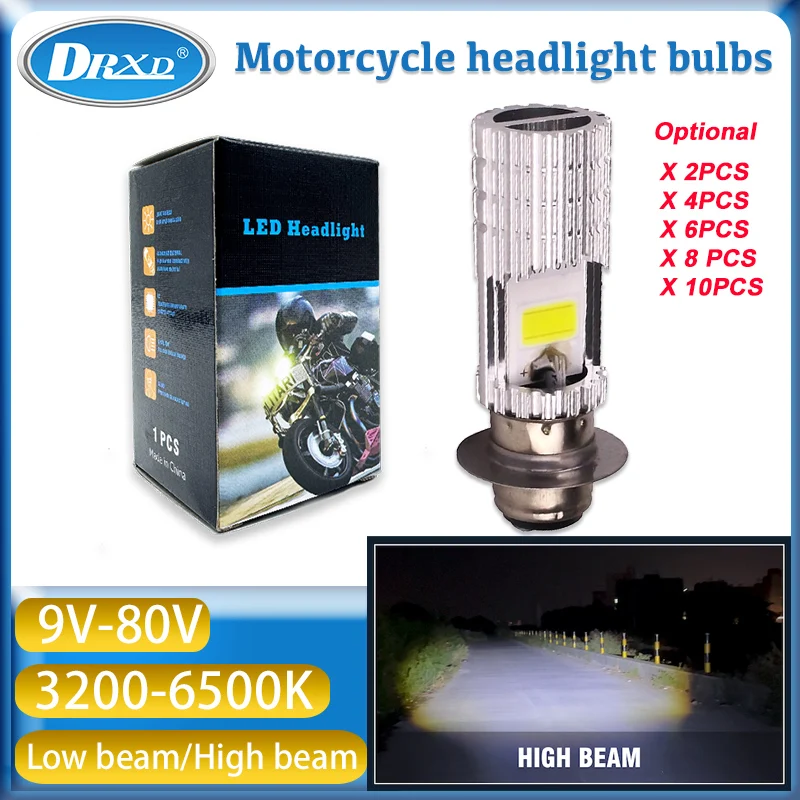 

Motorcycle Headlight Bulb 900LM LED 9W DC 9~80V 3200 - 6500k White Yellow High Beam Low Beam for Motobike Scooter Running Light