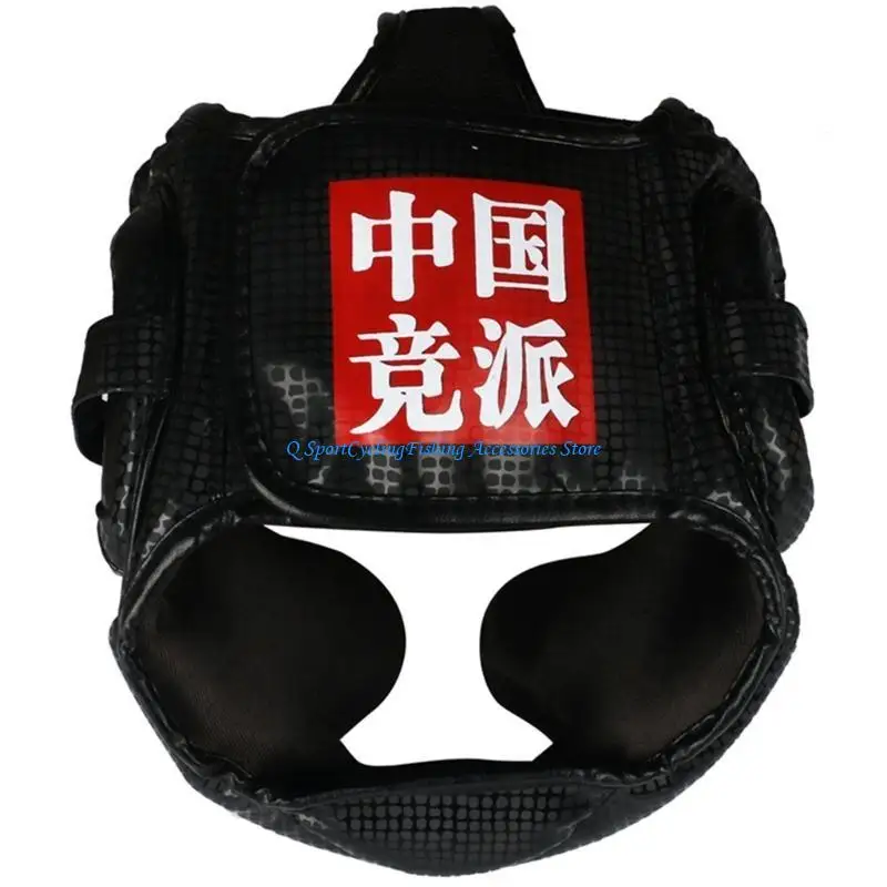  Kick Boxing Helmets Training Sparring Headgear Helmets PU Leather Boxing Headger