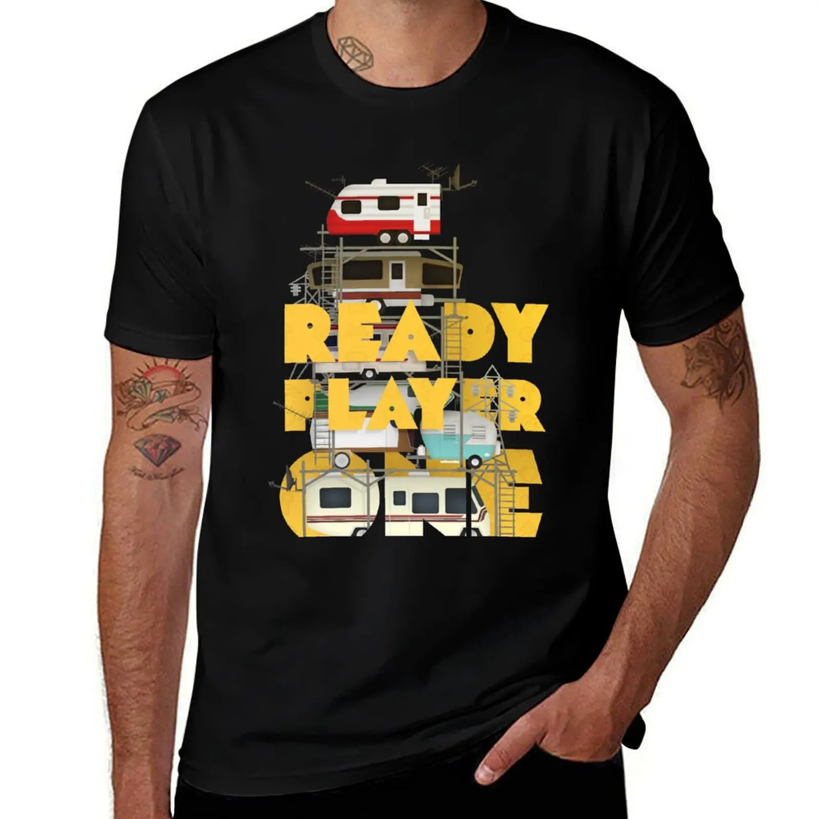 Ready Player One T-Shirt funny gifts animal prinfor boys funny meme t-shirts Men's t shirts