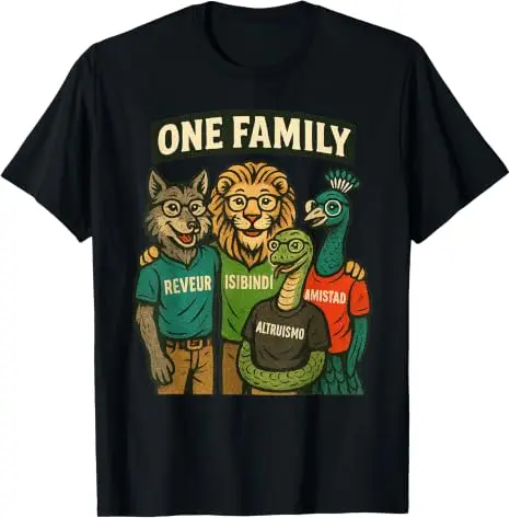 ISIBINDI, REVEUR 4 Häuser 1 Familie T-Shirt Y2k Cartoon Niedliches Grafik-T-Shirt mit Spruch „Reveur“, Haus, Träumer, Rca, Schule, Geist, Geschenk – Detail 9