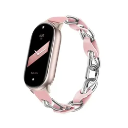 Original Stainless Steel Strap for Xiaomi Mi Band 9 Fashion Style Metal Bracelet for Miband 8 NFC Quick Release Replacement Band