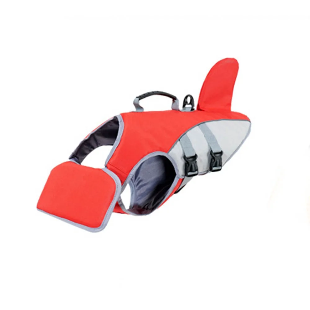 

Safety Dog Life Jacket Quick-release Buckle Adjustable Strap Pet Flotation Vest Back Traction Hook Water Protection