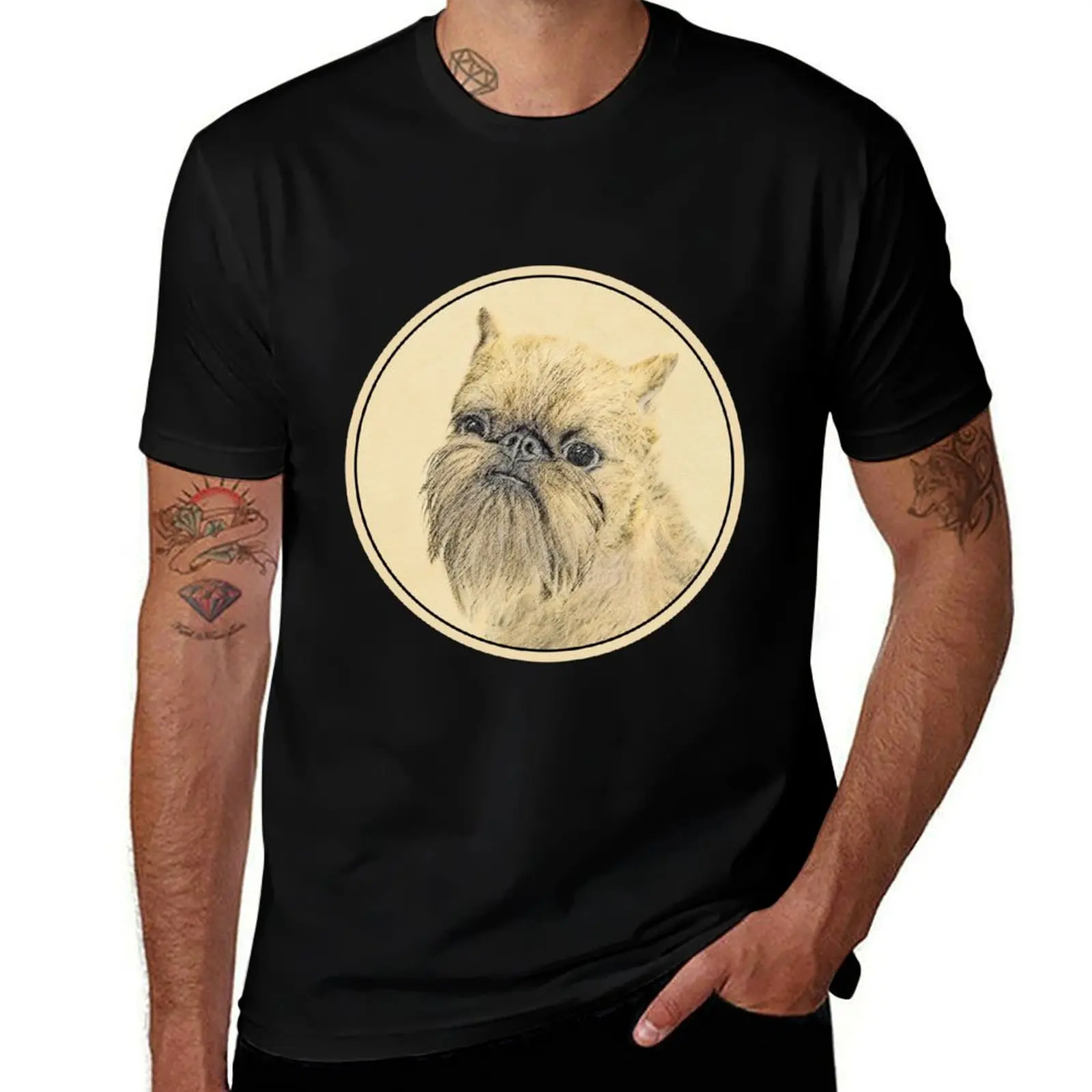 Brussels Griffon Rough T-Shirt t shirt personalised T-Shirt