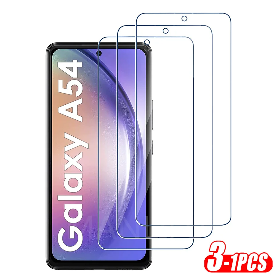 

1-3 шт. для Samsung Galaxy A54 стекло с полным клеем прозрачная защитная пленка для экрана для Galaxy A54 закаленное стекло Samsung A54 5G пленка 6,4 дюйма