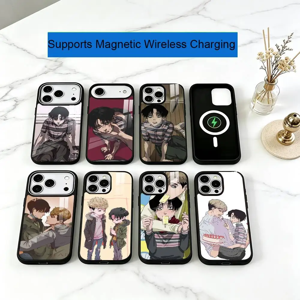 K-Killing S-Stalking Korean Manga Phone Case For iPhone17,16,15,14,13,12,11 Plus,Pro Allows magnetic wireless charging