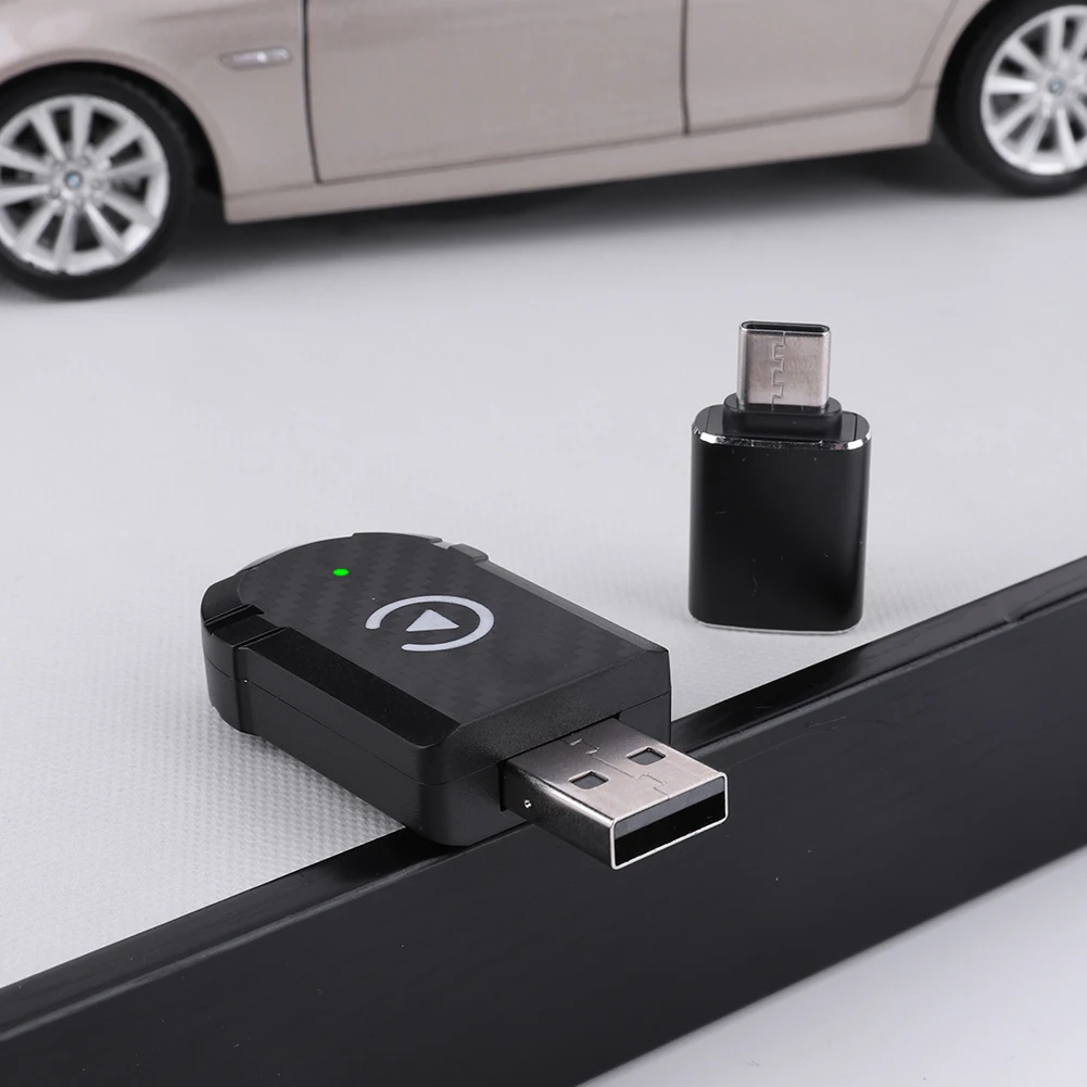 Przewodowy do bezprzewodowego Carplay i Android Auto Mini Adapter Auto Connect AI Box OTA Online Upgrade dla przewodowego CarPlay Android Auto Cars