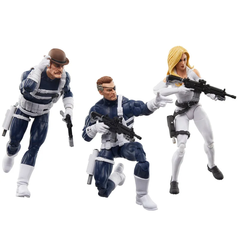 In-Stock Hasbro Marvel Legends Series S.H.I.E.L.D. 3-Pack 6-in Action Figure Boy Birthday Gift Original Collectible Model