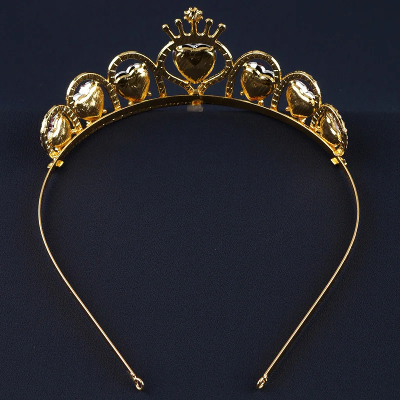 Red Heart Crystal Crown Tiara  - đánh giá và giá Women'S Red Accessories