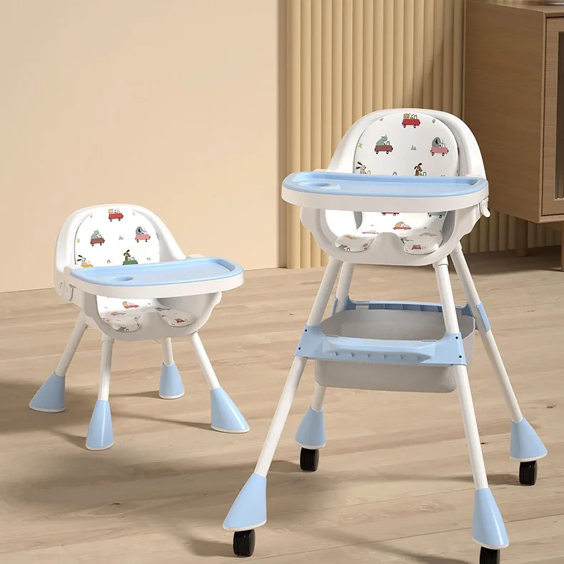 كرسي طعام أطفال بلاستيكي حديث محمول مع استخدام المطبخ مقعد طعام خارجي للأطفال