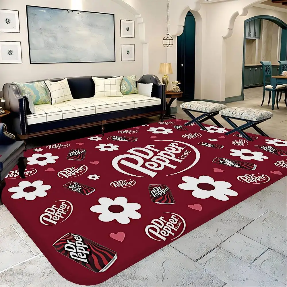 Brand Dr Pepper drink Kitchen Mat Room Bedroom Decoration Balcony Anti-Slip Doormat Living Room Alfombra