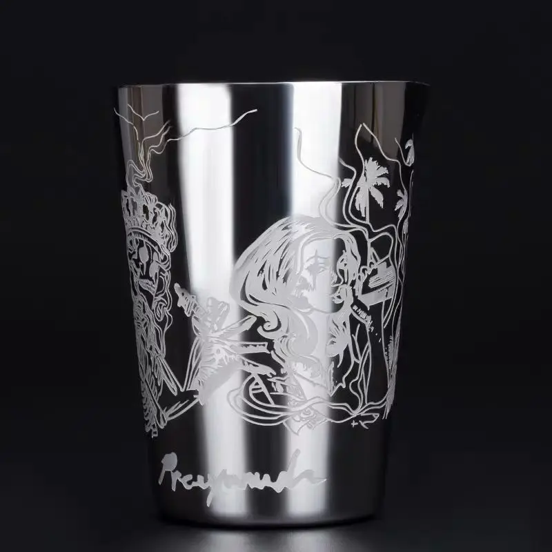 

500ml Stainless Steel Stirring Tin Mixing Glass Preferred by Pros and Amateurs Alike, Make Your Own Specialty Cocktails Barware
