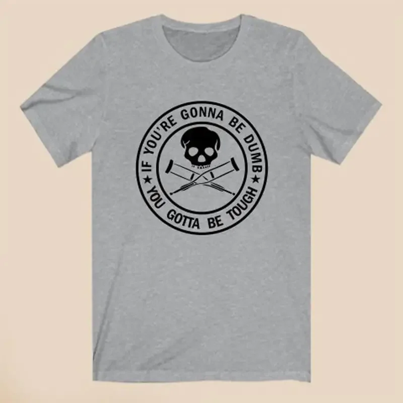Jackass Tv Series Men'S Grey T Shirt Size S 3Xl