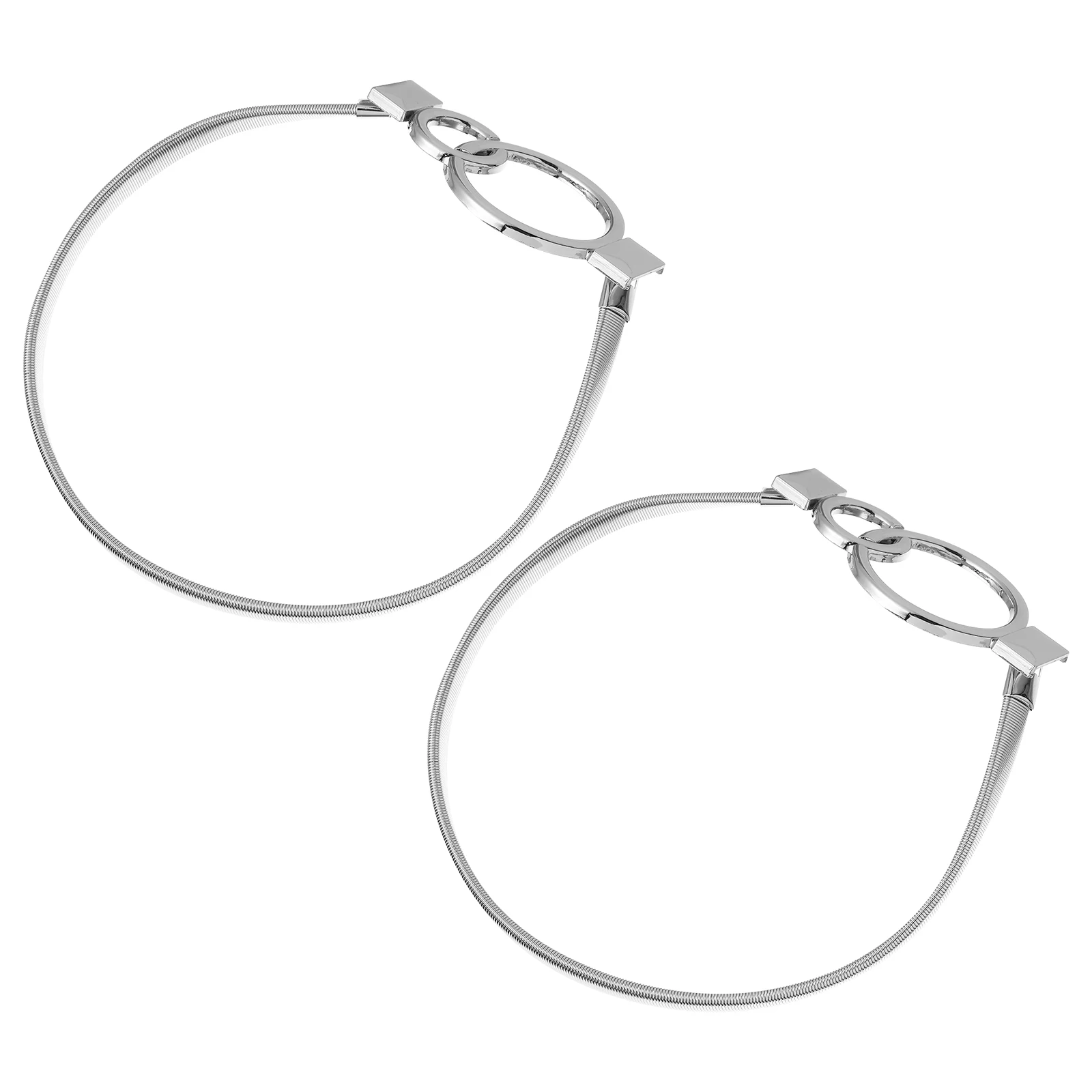 

1Pair Adjustable Silver Curtain Buckle Metal Tiebacks Exquisite Sparkle Luxurious Home Office Decoration No Tools Required