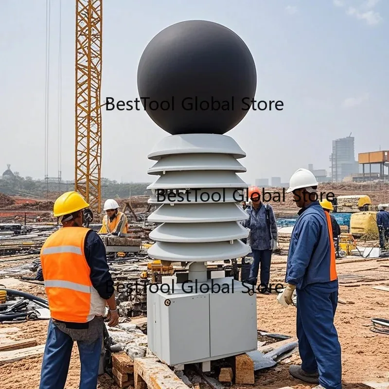 WBGT Thermal Environment Monitor RS-85 M-US Wet Bulb Globe Temperature Sensor with Black Ball for Outdoor Heat Stress Monitoring