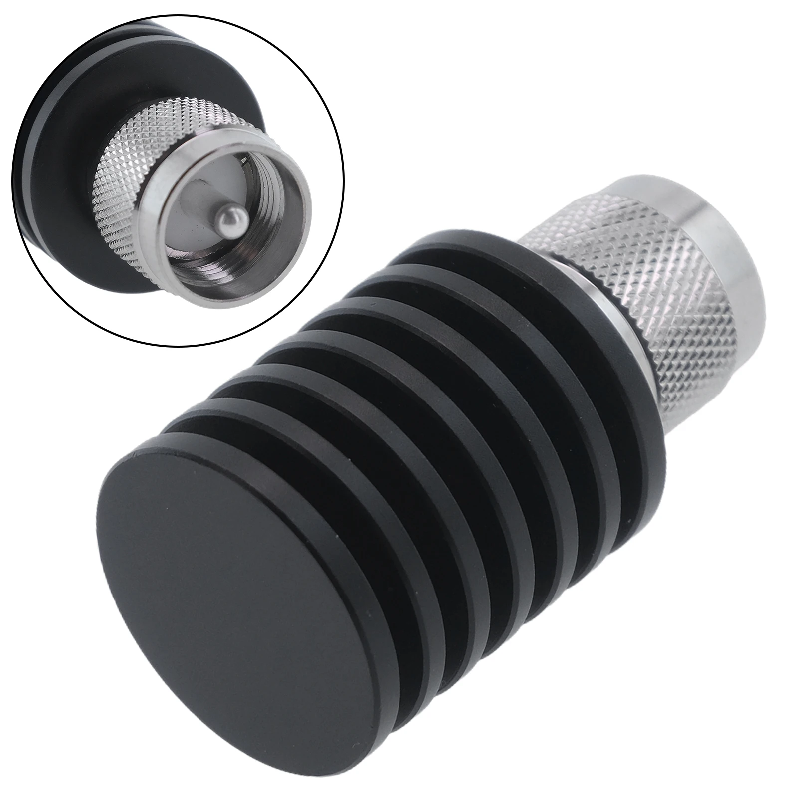 RF Coaxial Dummy Load Resistor, UHF PL259 Male Connector, 5-100W, 50Ω, 0-1GHz, Suitable For SO-239 Electrical Equipment Tools