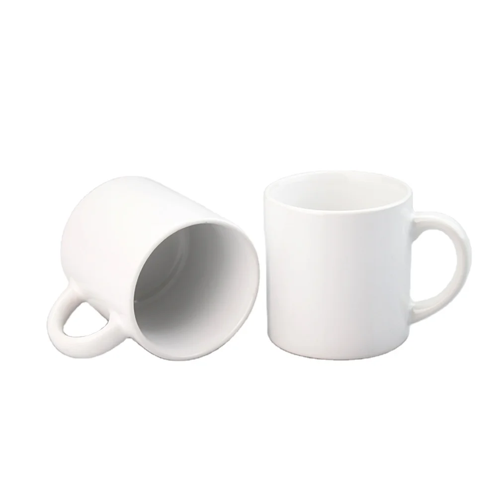 For Customized sublimation ceramic coffee cup white children's mug supplier 6OZ sublimation cup