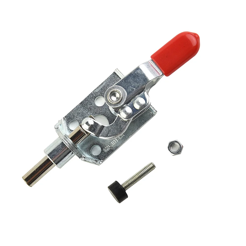 Comfortable GH301CR Push Pull Toggle Clamp Quick Release Toggle Clamp with Easy to Operate Plastic Cover Grip Safe and Quick