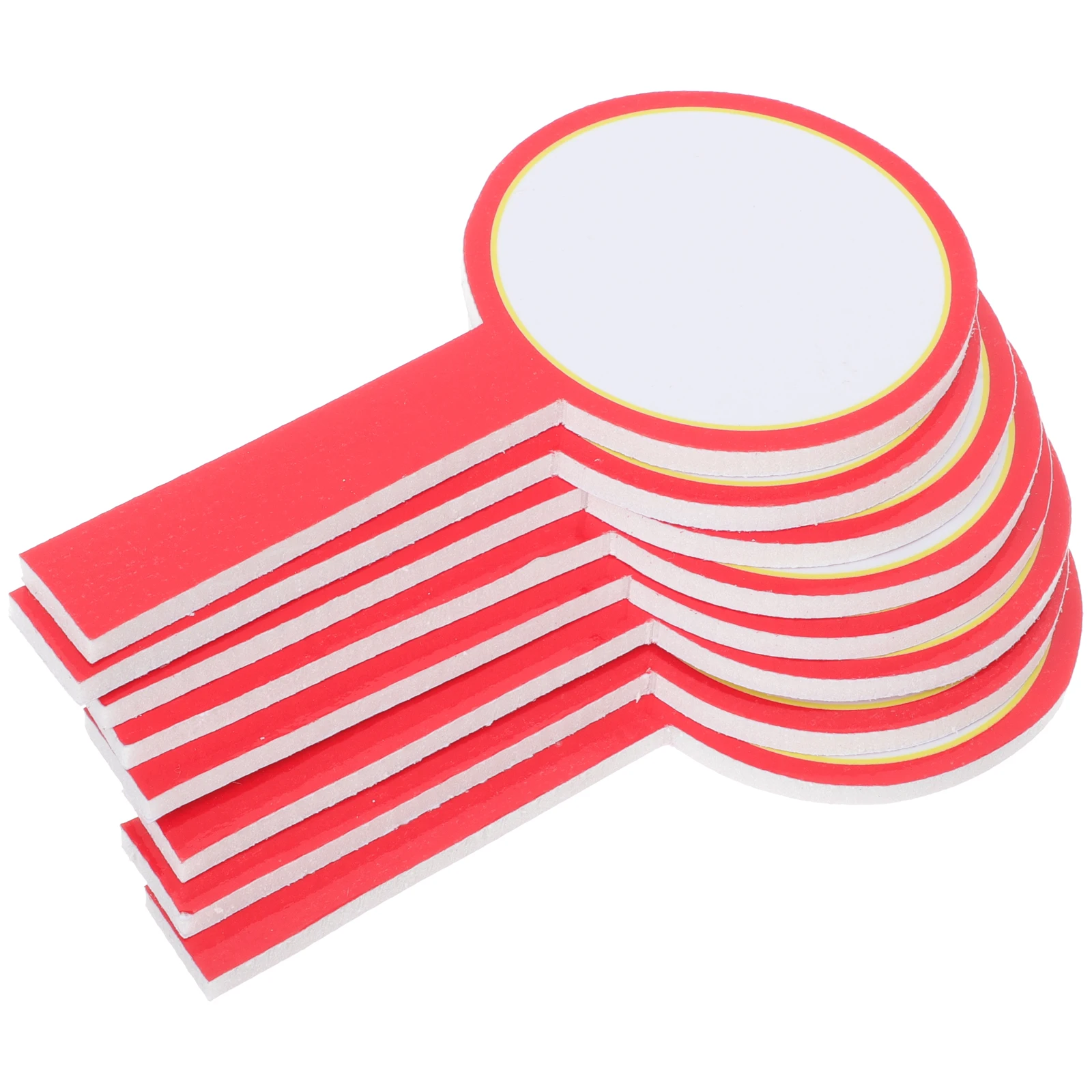 

8 Pcs Scoring Board H held Whiteboard 10x20 Double Side Write Wipe Voting Judge Score Plate Dry Erase Boards Small Whiteboards