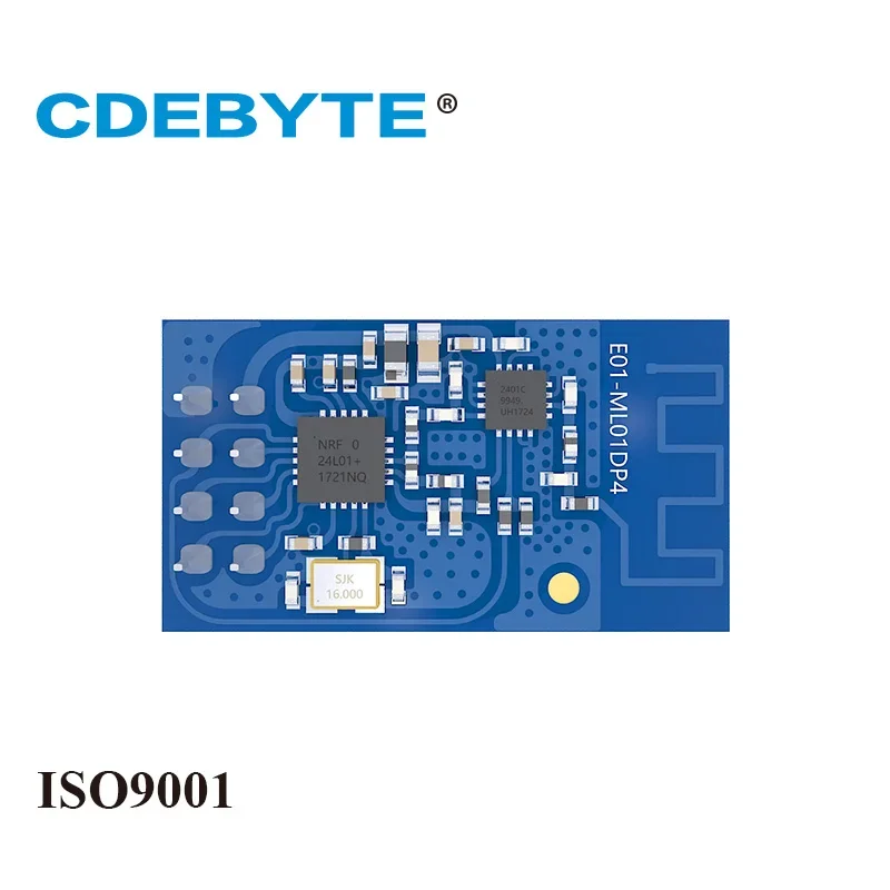 nRF24L01P Wireless Module CDEBYTE E01-ML01DP4 2.4GHz 20dBm PA SPI DIP IoT Uhf Wireless Transceiver Module PCB Antenna Module