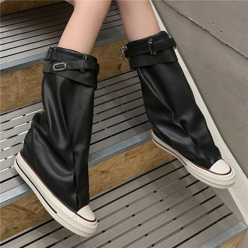 2024 Fashionable Sexy And Charming New Women's Short Boots With Super Leather Comfortable Soft Round Toe Wedge Chelsea Boots