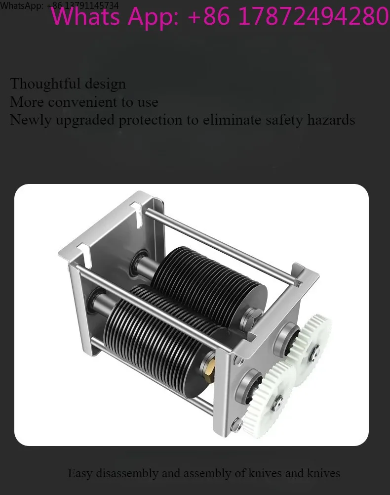 Commercial and Household Meat Grinder, Fully Automatic Slicer, 220V Electric Meat Slicer