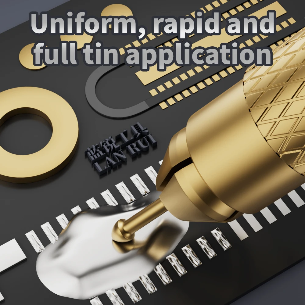 LANRUI M24 순수 구리 납땜 핀 휴대폰 수리용 메인보드 납땜 카드 슬롯 커넥터 납땜 회수 도구