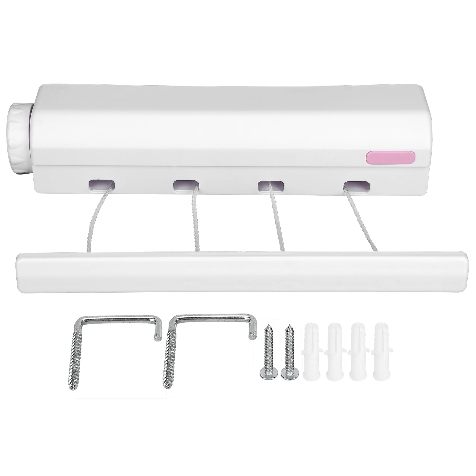 

Clothes Line Retractable Clothesline Telescopic Retractable Clothesline Clothes Drying Rope Hanger for Indoor Outdoor Supplies