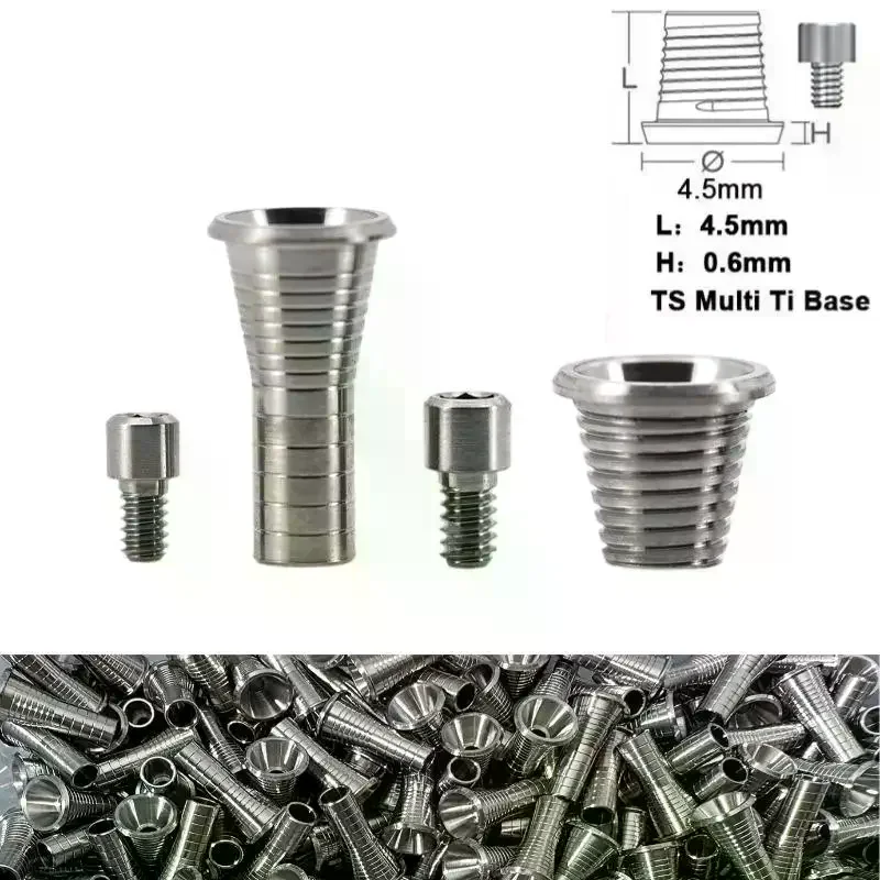 Osstem Multi-Unit Titanium Base Abutment CAD/CAM Grade 5 Ti-Base High Precision Implant Restoration For Dental Clinics & Labs