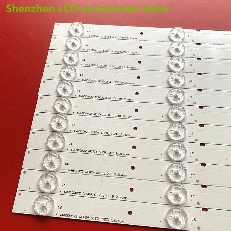 Hisense 50 인치 LCD TV LED 스트립, LED50K20JD SVH500A22 LED50EC280JD 557mm x 20mm 6LED 100%, 신제품