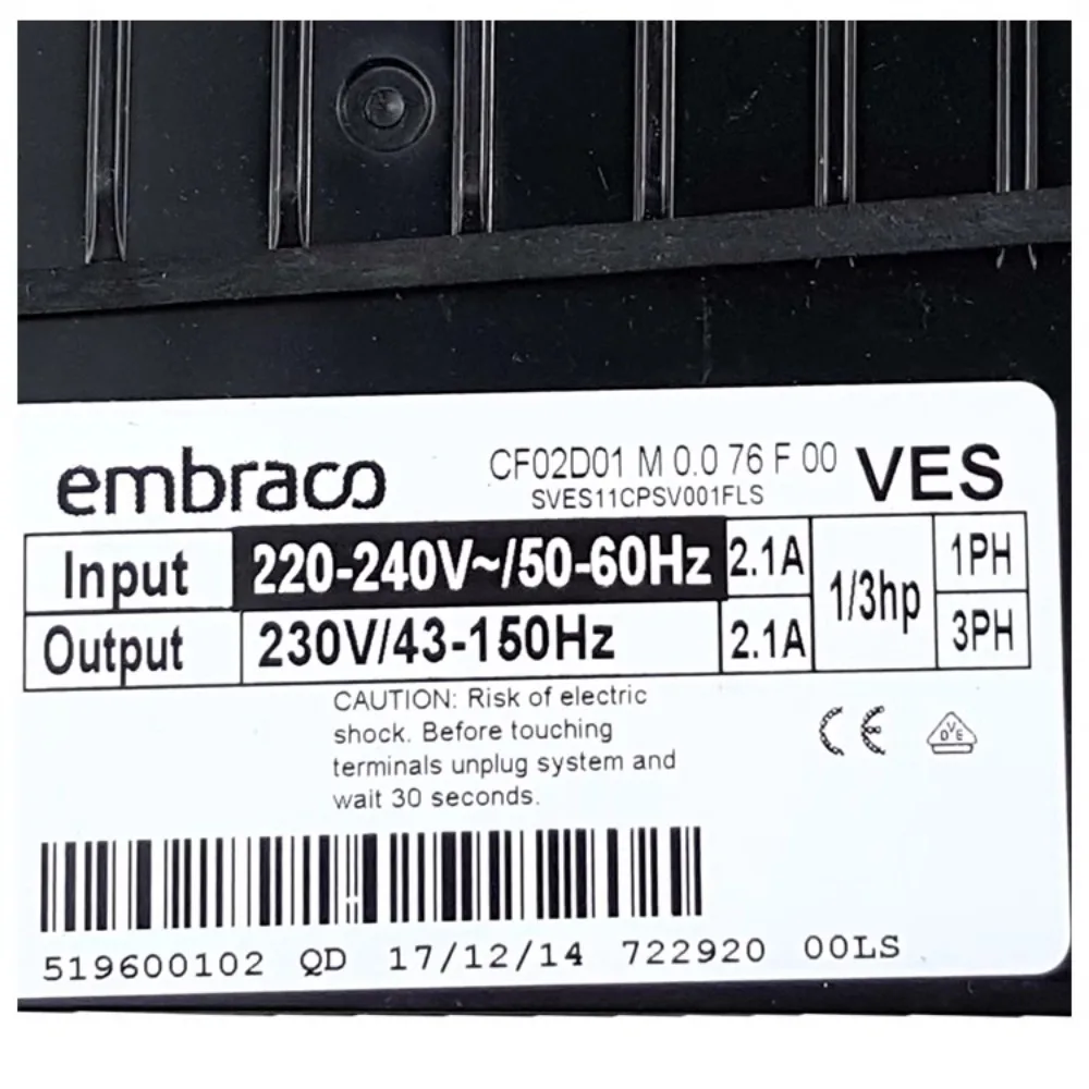 New Control Board For Haier Refrigerator Circuit PCB CF02D01 M0.076F00 VES 220V 2.1A Fridge Embraco Freezer Parts embraco