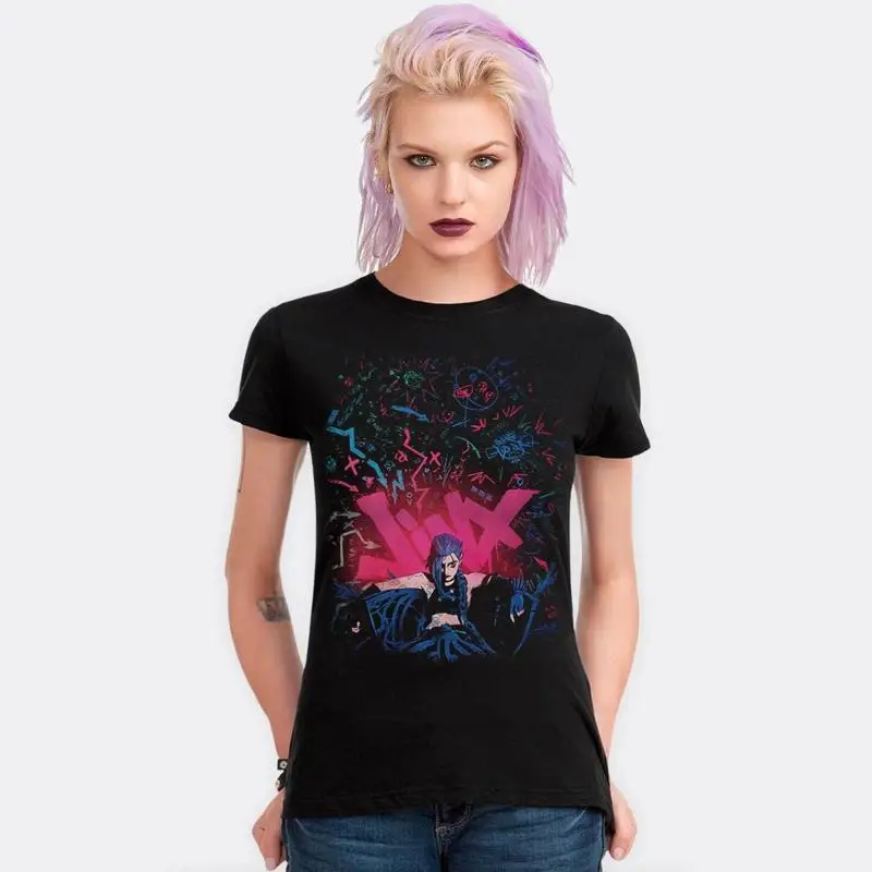 

Arcane Jinx T Shirt Sizes 100 Cotton ARC 985029